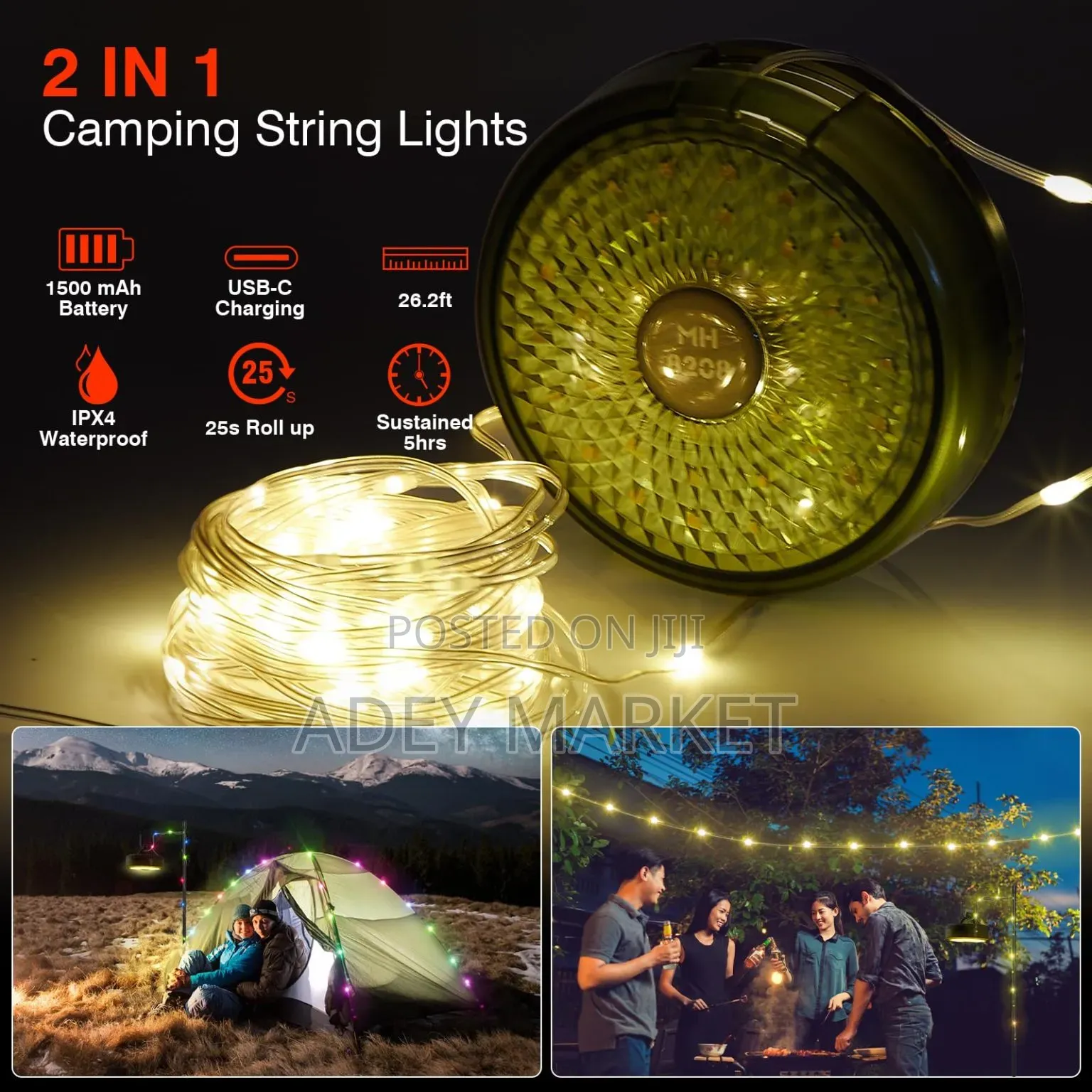 .Multi Functional String Light.