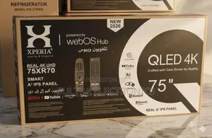 Xperia 75" Inch TV Qled Smart TV ትልቅ ማያ፣ የላቀ ጥራት፣ አስደናቂ መዝናኛ!