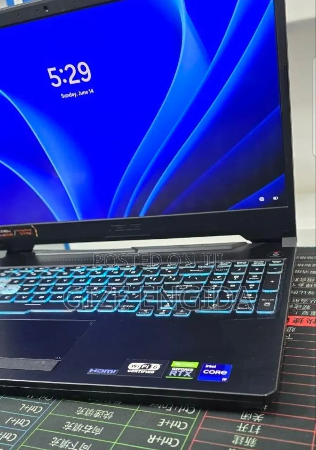 New Laptop Asus TUF Gaming F15 16GB Intel Core i9 SSD 512GB