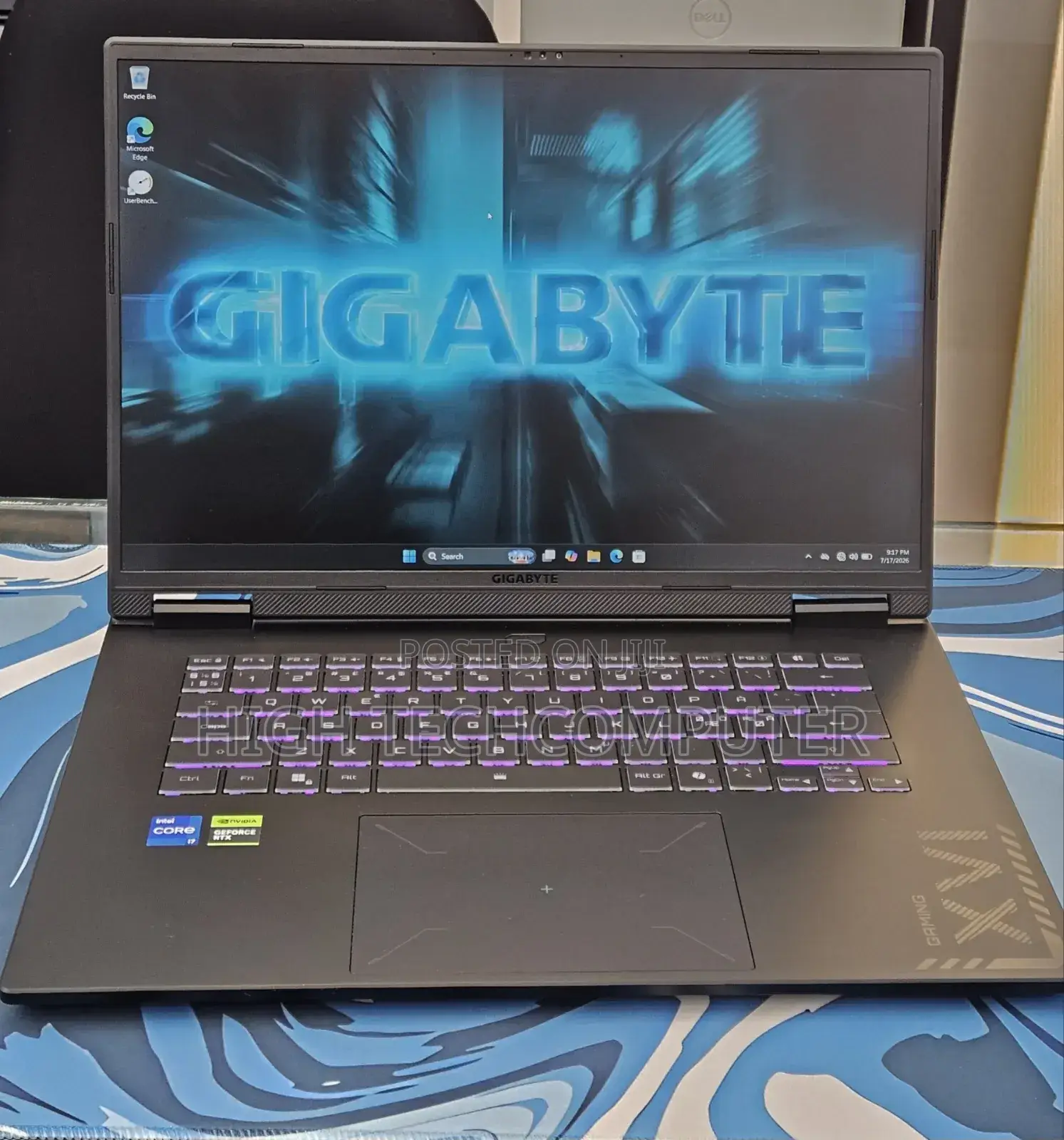 New Laptop Gigabyte GAMING A16 16GB Intel Core i7 SSD 512GB