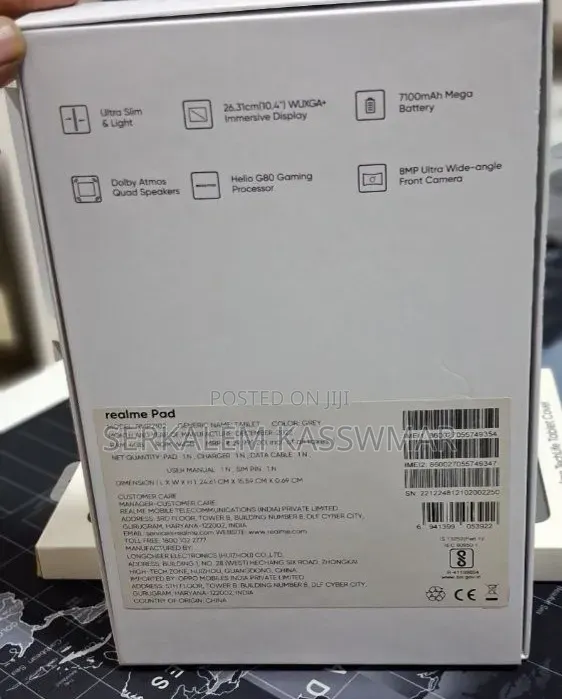 New Realime Pad 55 Ultra Max 64 GB Gray