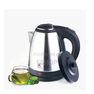 The Electric Kettle Has a Strong Stainless-Steel Body and a 2.2L