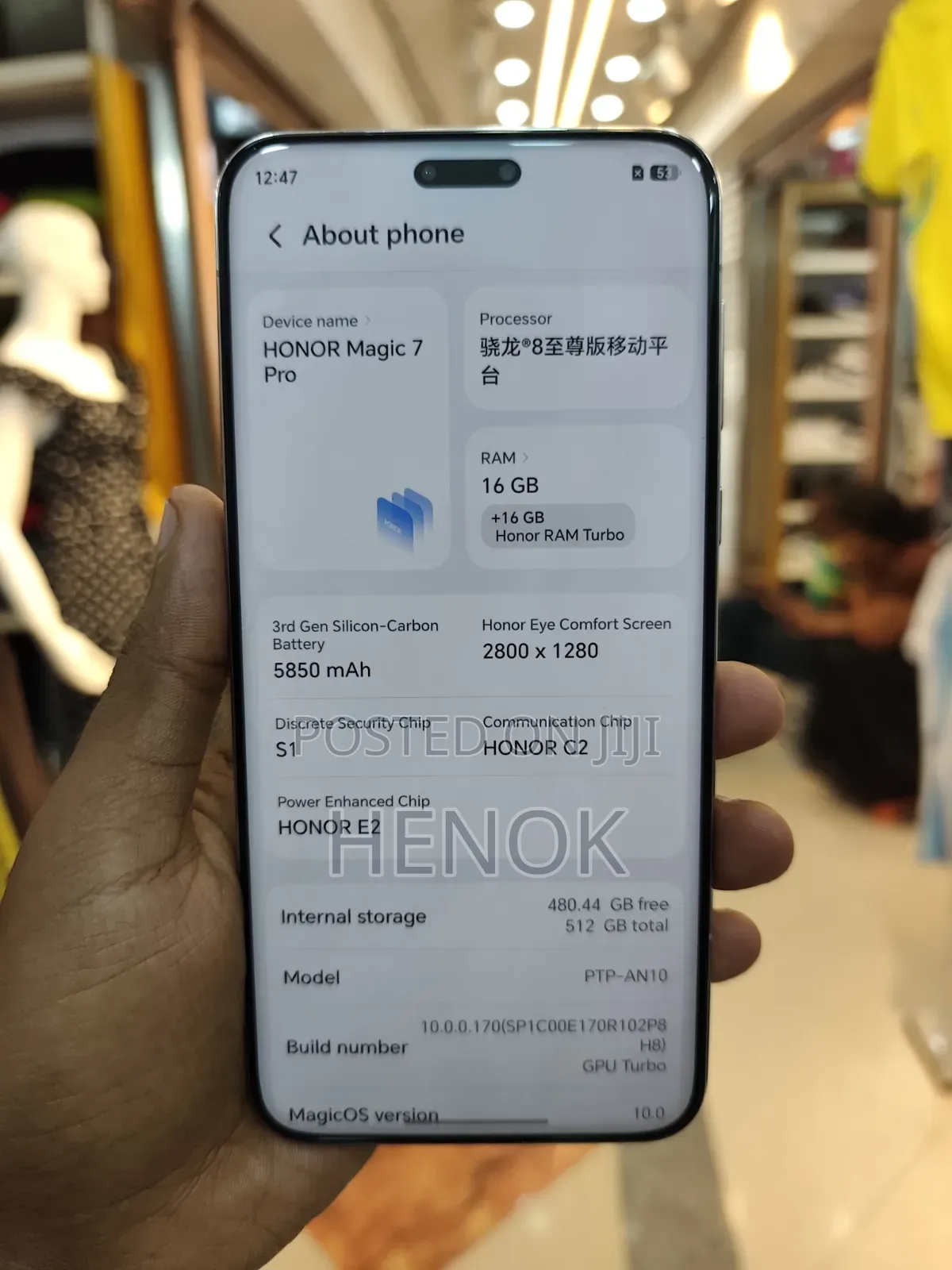 New Honor Magic7 Pro 512 GB White