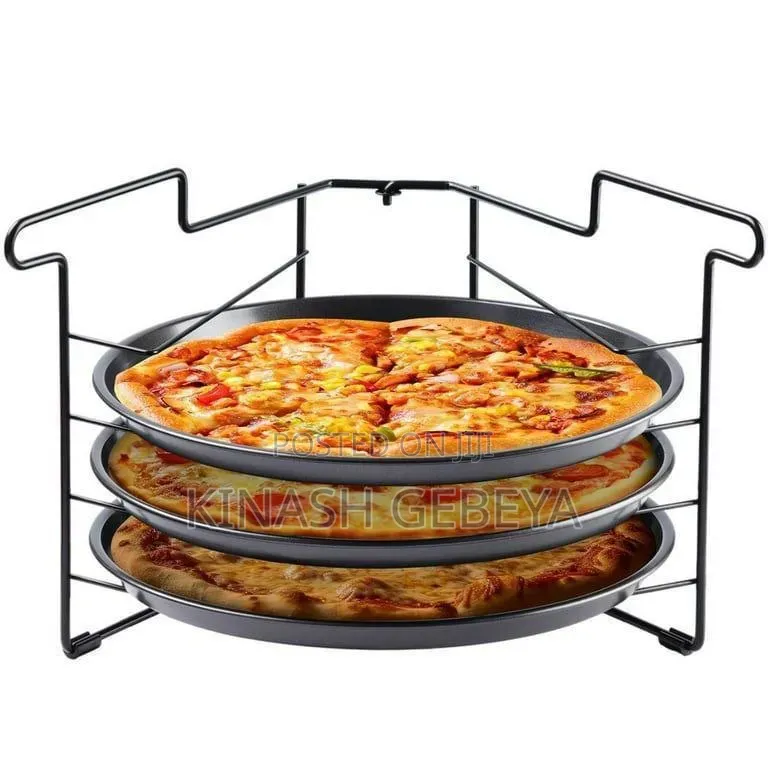 3 Layer Pizza Plate With Rack