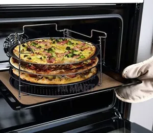3layer Kitchen Pizza Plate With Rack