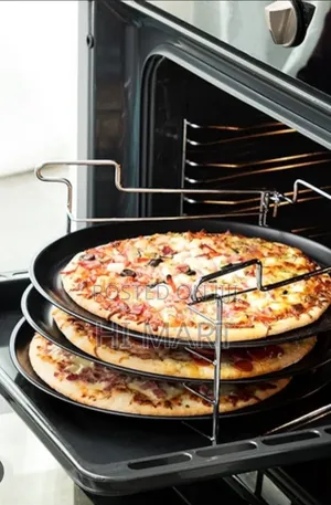 3layer Kitchen Pizza Plate With Rack