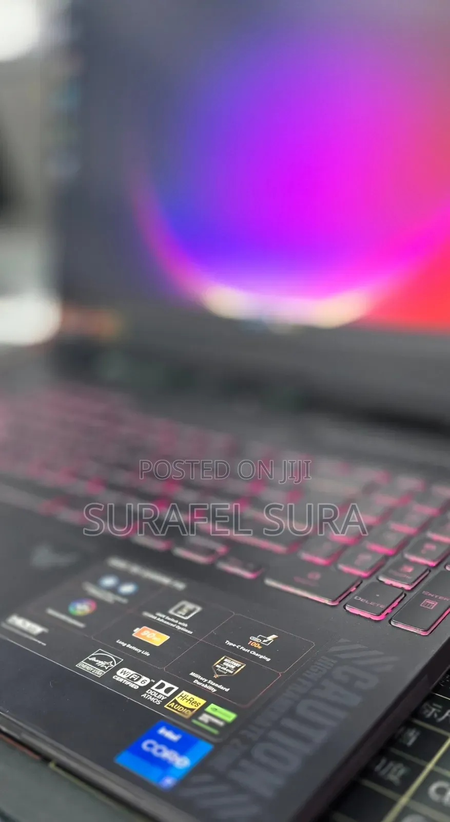New Laptop Asus TUF Gaming F15 16GB Intel Core i7 SSD 1T