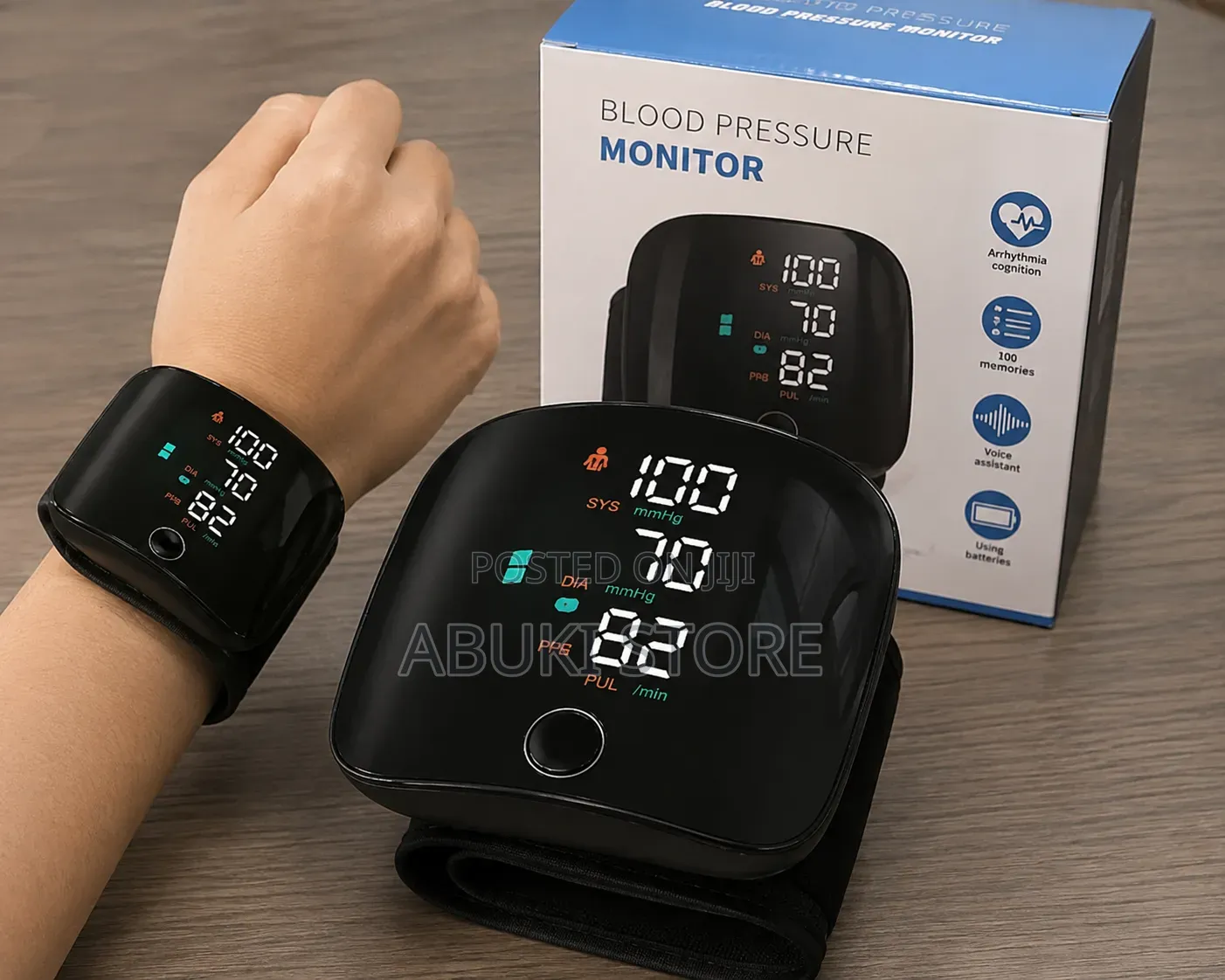 # Digital Wrist Blood Pressure Monitor