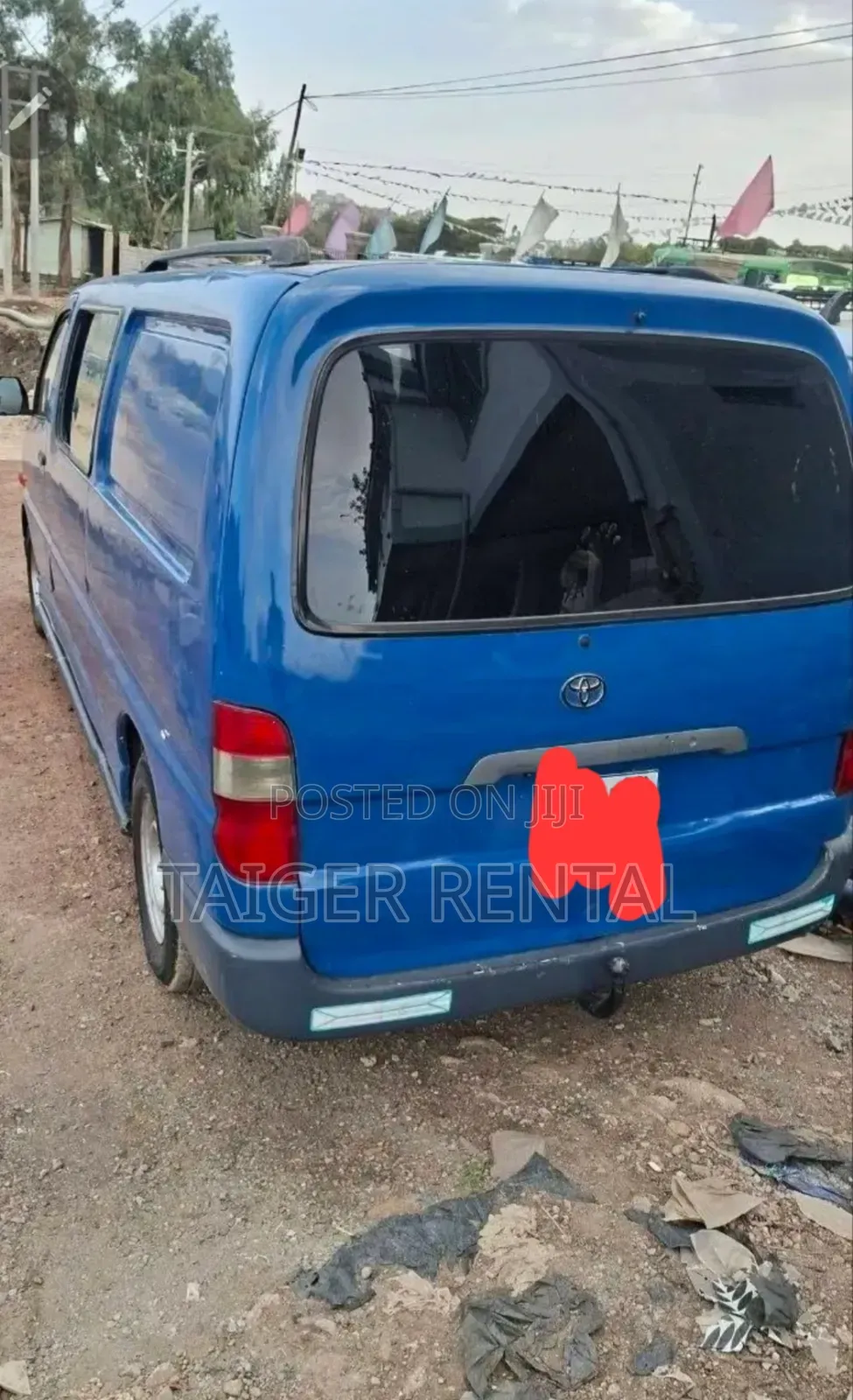 ያለ ሹፌር ይከራያል D4d Shark
 Van