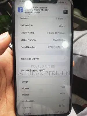 Apple iPhone 11 Pro Max 64 GB Silver