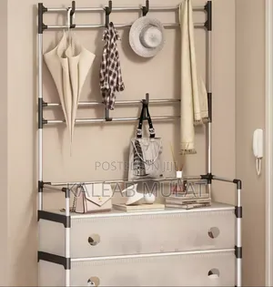 Multi-Functional Storage Unit Shoe and Hat Rack