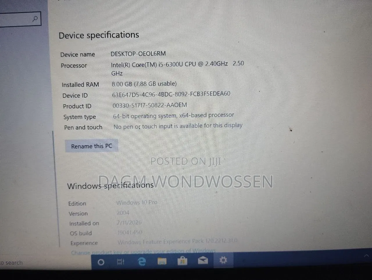 Laptop HP EliteBook 840 8GB Intel Core i5 HDD+SSD 256GB