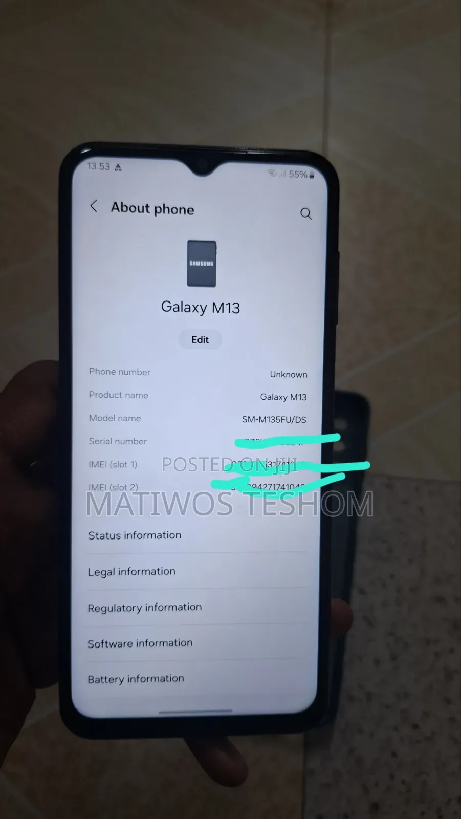 Samsung Galaxy M13 (India) 128 GB Black
