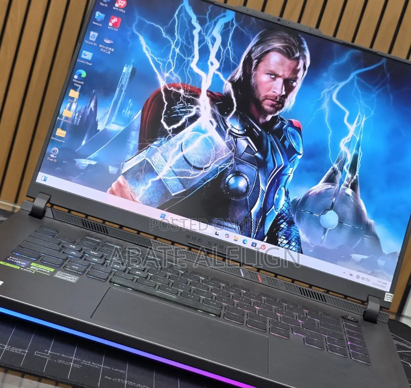 New Laptop Asus ROG Strix G15 16GB Intel Core i9 SSD 1T