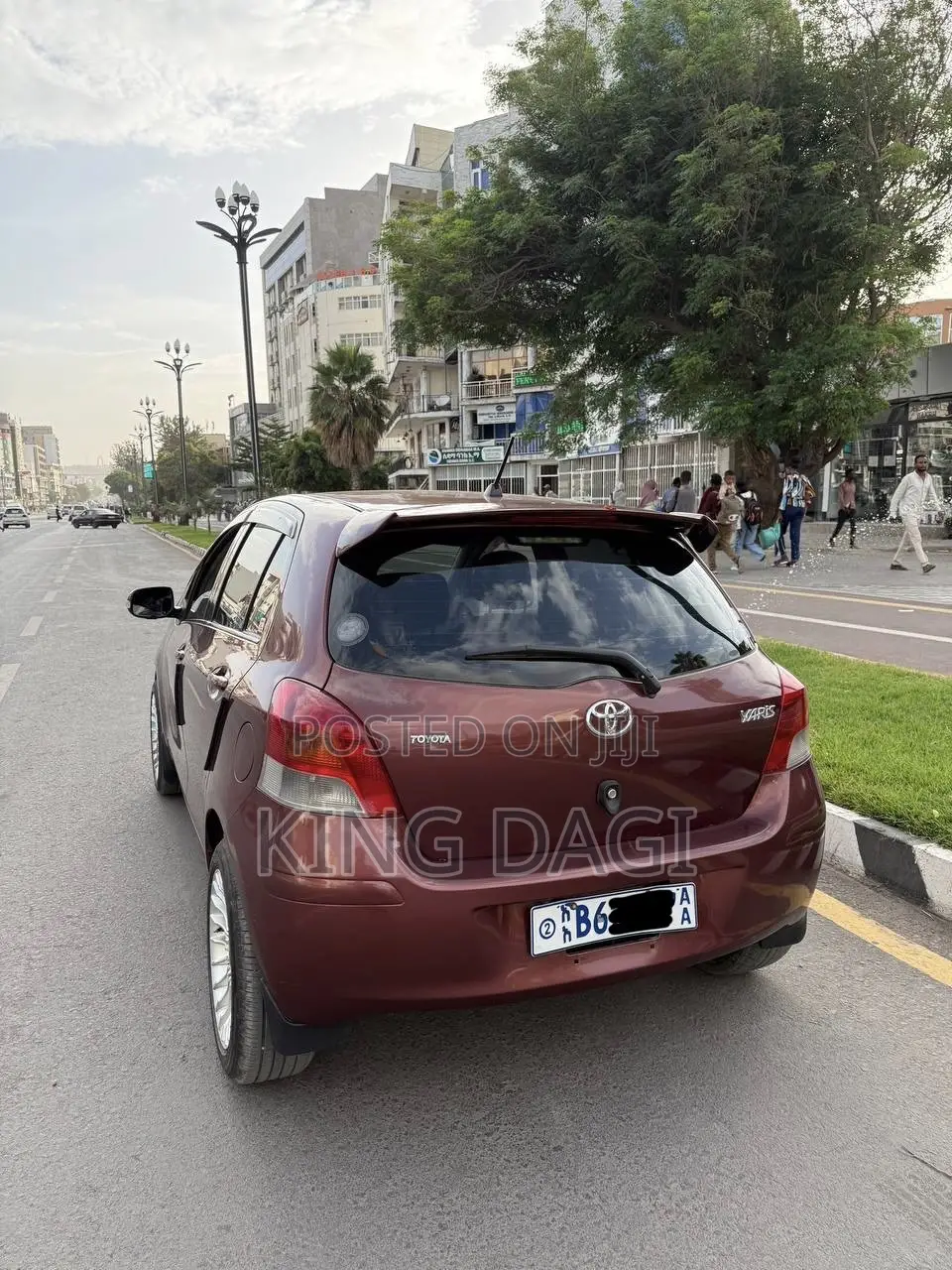 Toyota Yaris 2010 Burgundy