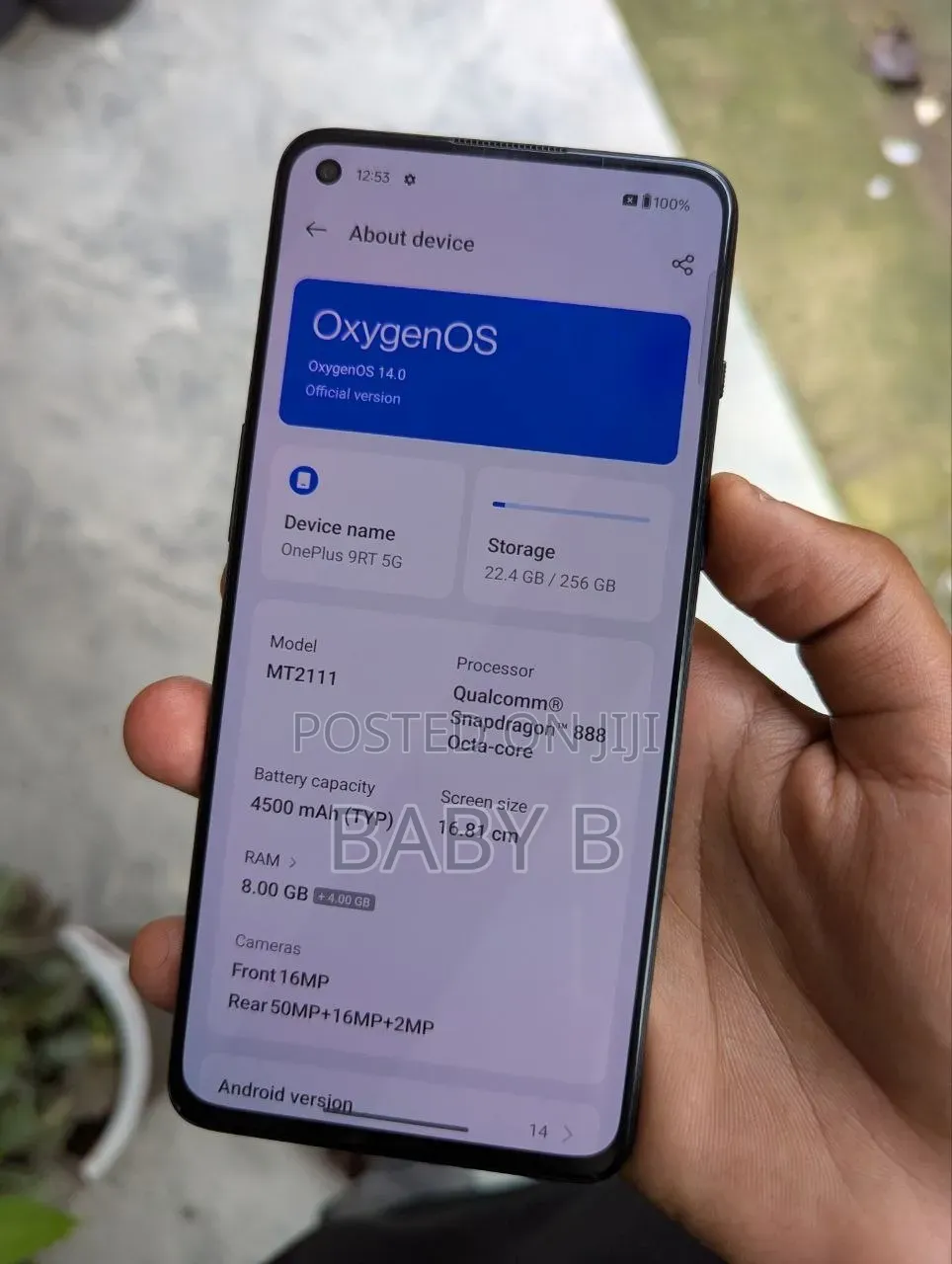 OnePlus 9RT 5G 256 GB Black