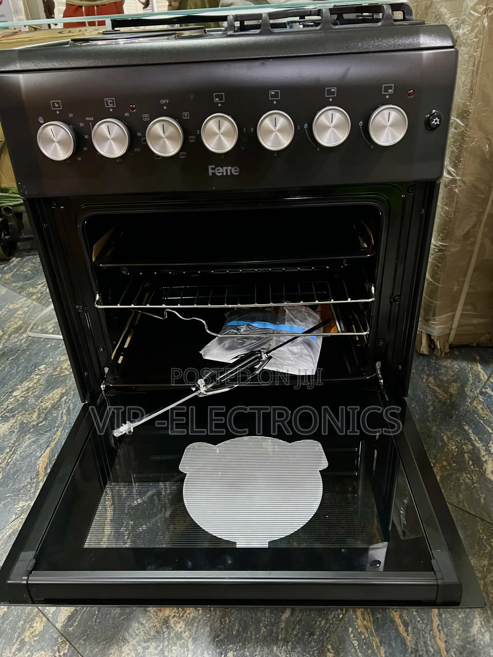 Ferre Oven 60x60 Freestanding Gas Cooker With Grill – Made in Turkey