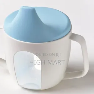 Ikea Training Beaker, White Blue 200ml