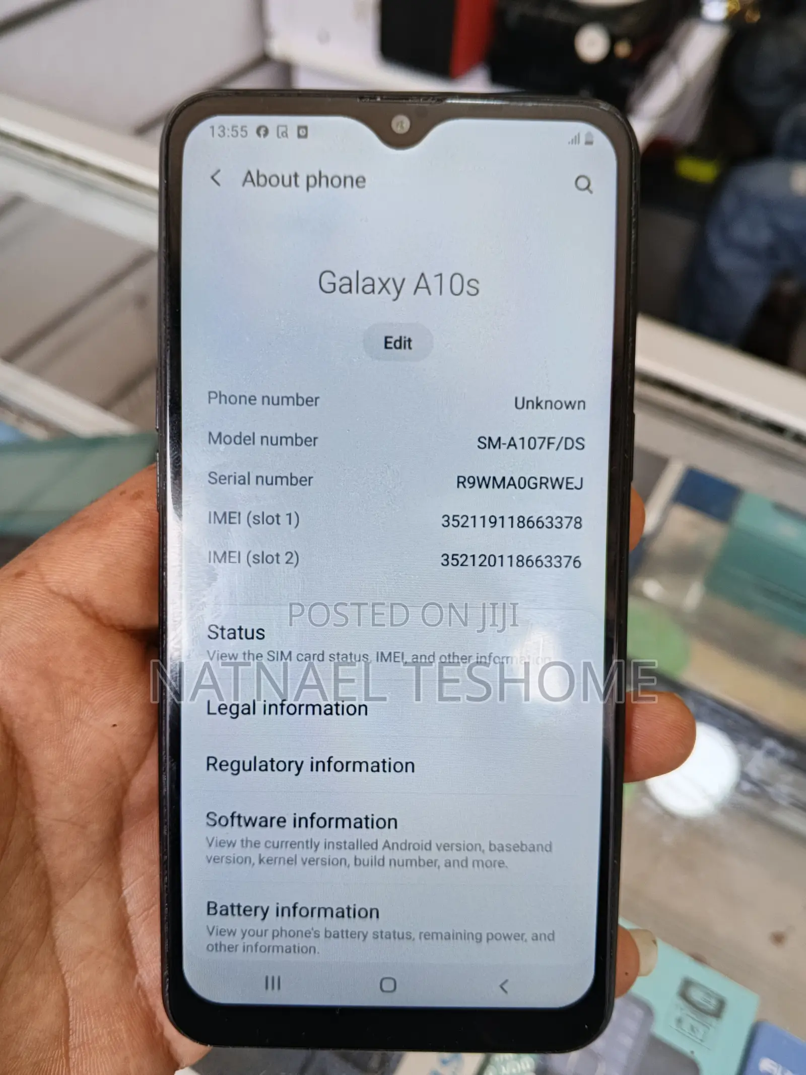 Samsung Galaxy A10s 32 GB Black