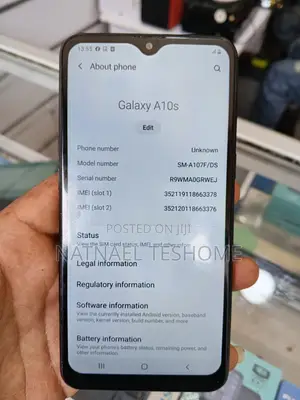 Samsung Galaxy A10s 32 GB Black