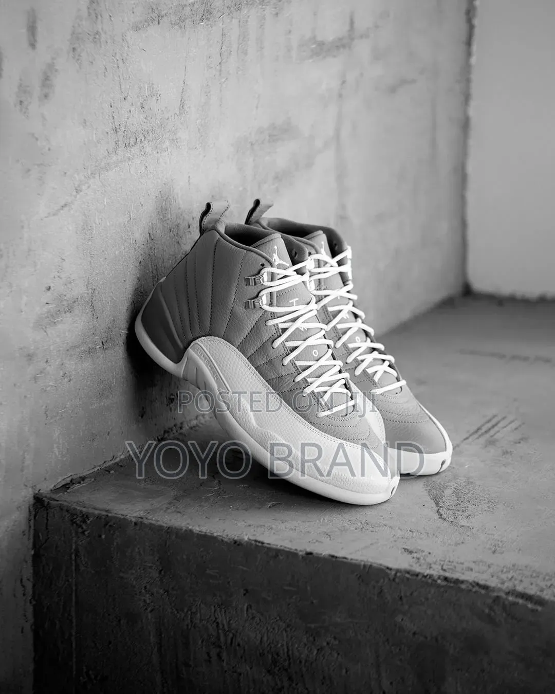 Nike Air Jordan 12 Retro "Stealth" White/Gray