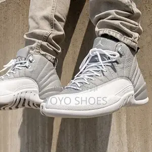 Nike Air Jordan 12 Retro "Stealth" White/Gray