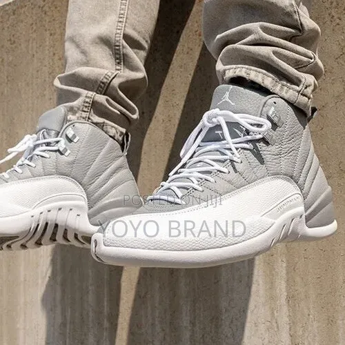 Nike Air Jordan 12 Retro "Stealth" White/Gray