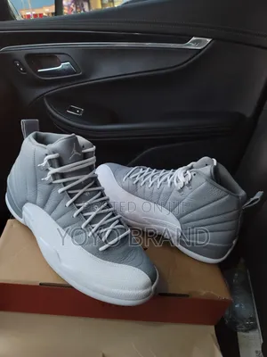 Nike Air Jordan 12 Retro "Stealth" White/Gray