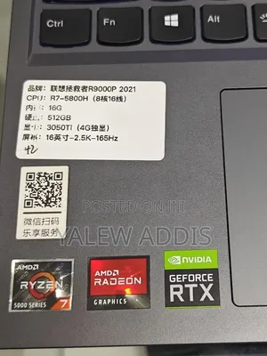 New Laptop Lenovo Legion 5 16GB AMD Ryzen 7 SSD 512GB