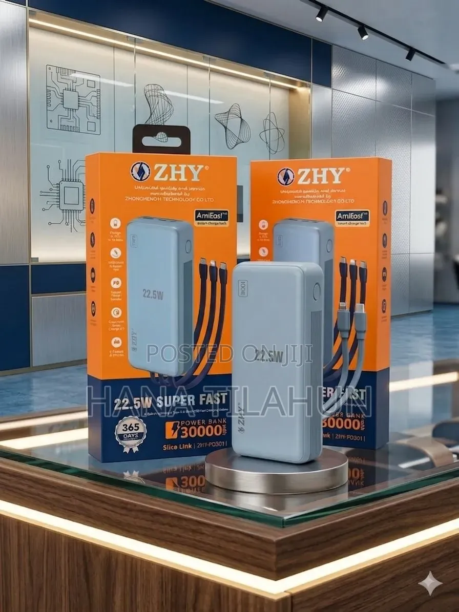 ZHY 22.5W Super Fast Power Bank – 30,000mAh