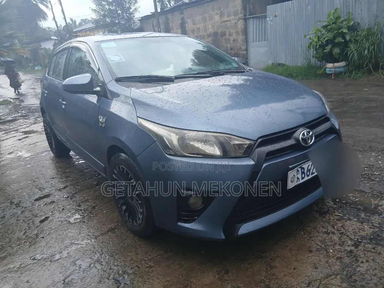 Toyota Yaris 2014 Blue