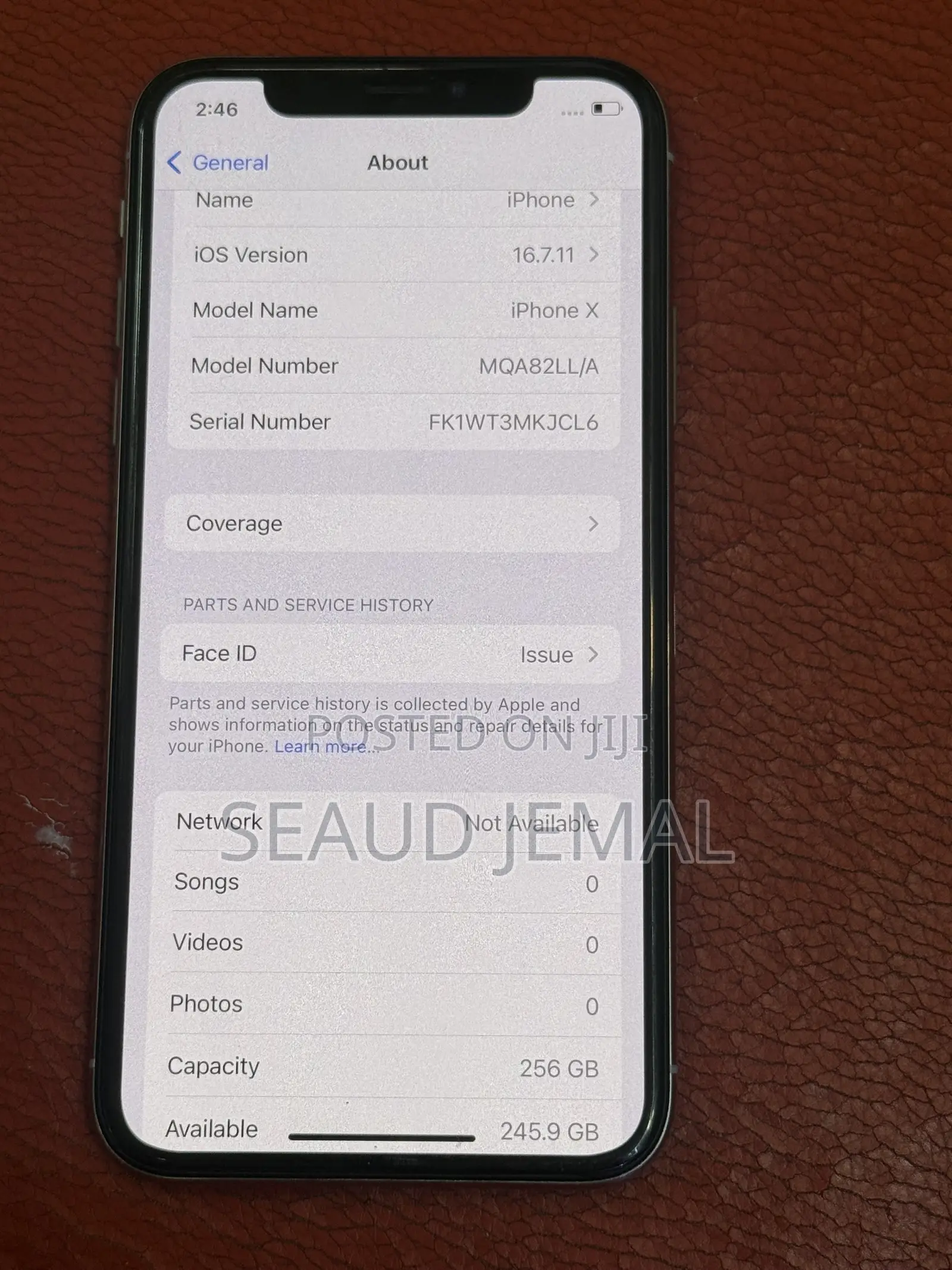 Apple iPhone X 256 GB White