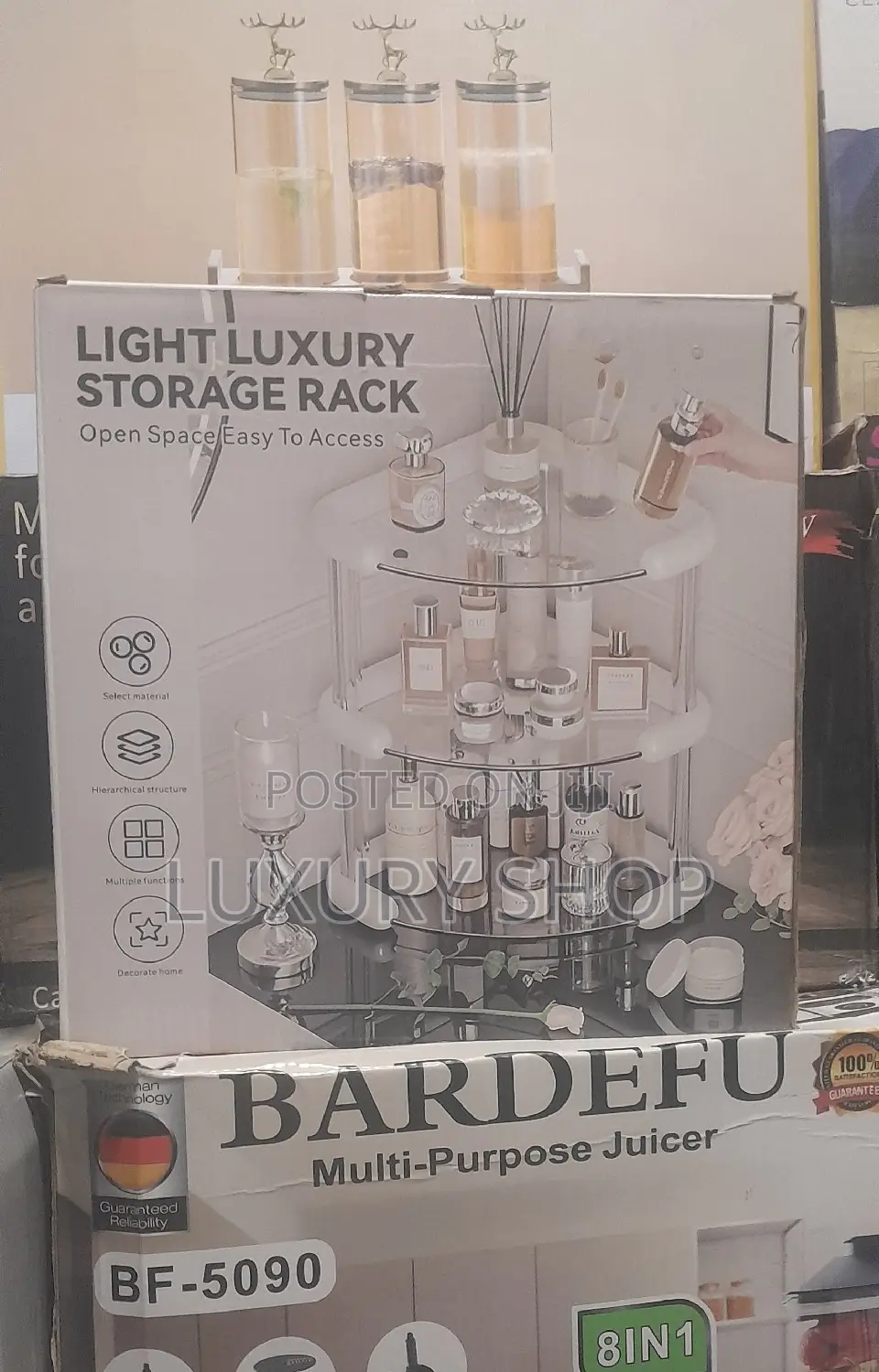 The Light Luxury Storage Rack