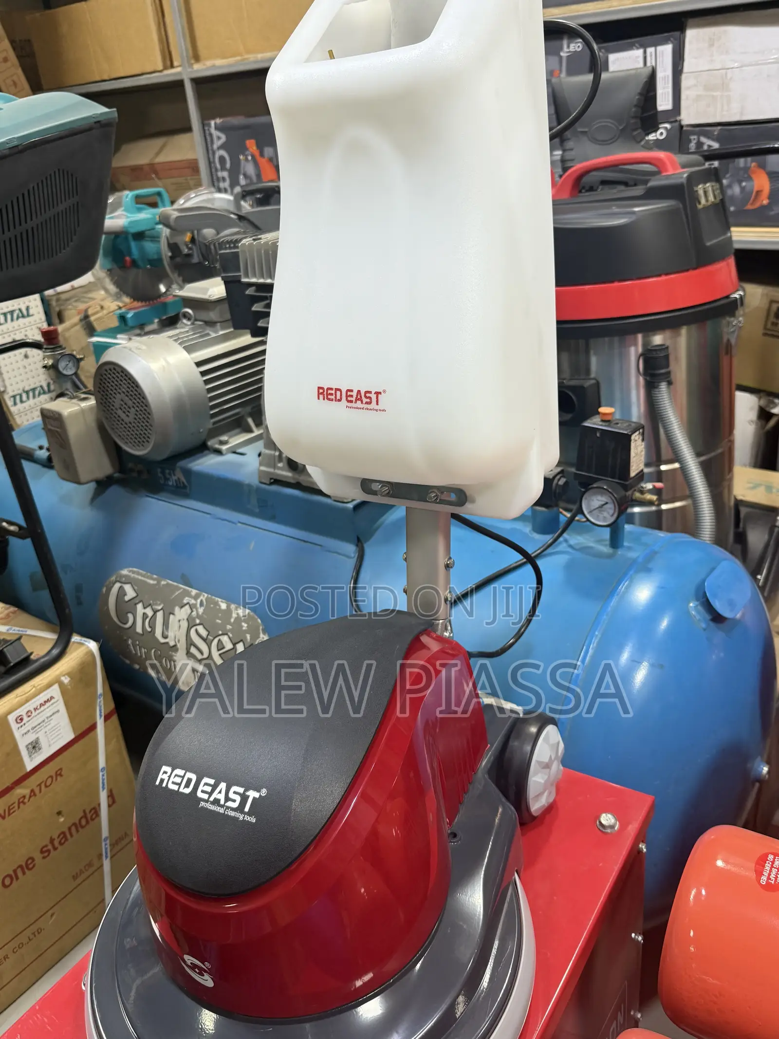 A RED EAST Commercial Floor Buffer and Polisher
