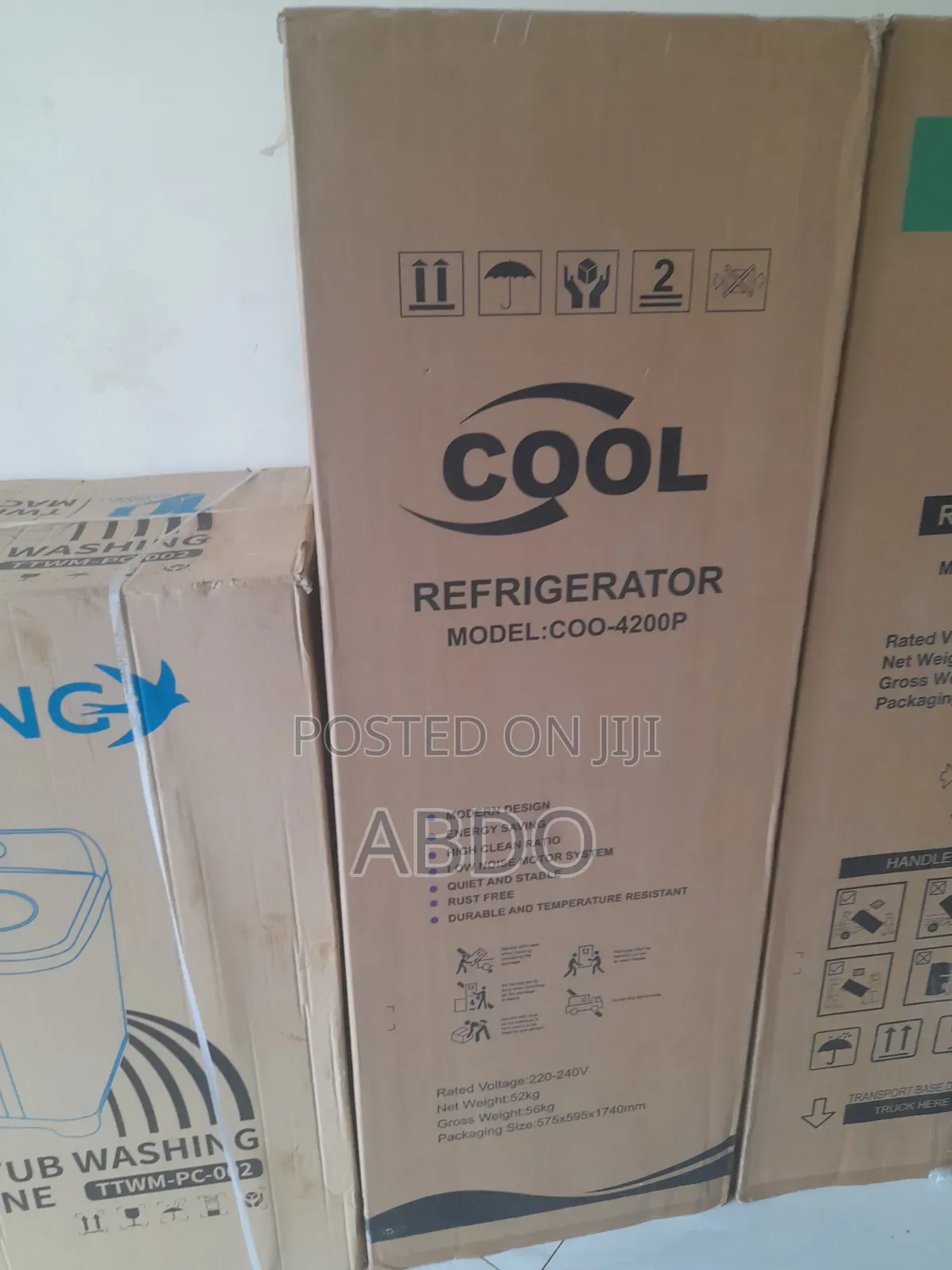 Cool Refrigerator Model Coo 4200P Quality Brand Ferej Coolr Sistem New