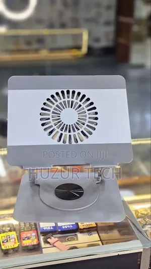 Rotating Folding Laptop Cooling Stand / የላፕቶፕ ማቀዝቀዣ እና ማስቀመጫ