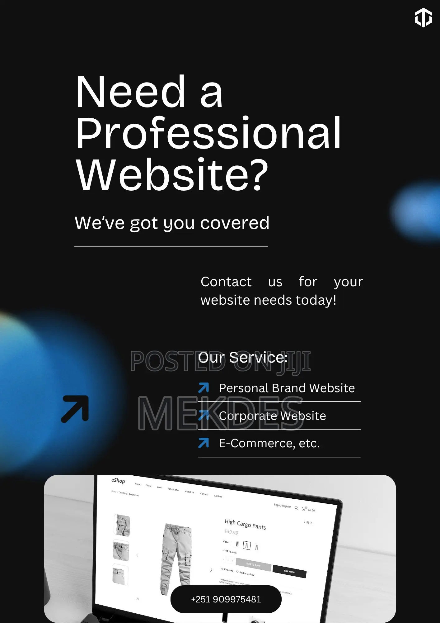 Websites for Every Need – From Simple Landing Pages to Full E-Commerce
