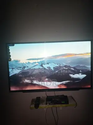 This Is Double Screen 43 Inch TV With Remote, Decoder and Wall Mount