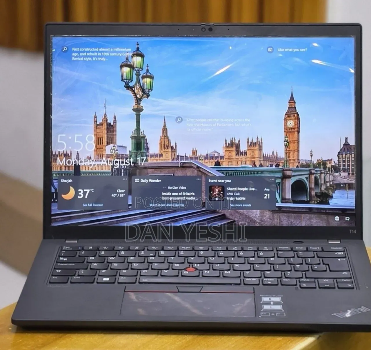 New Laptop Lenovo ThinkPad T14 G3 16GB Intel Core i7 SSD 512GB