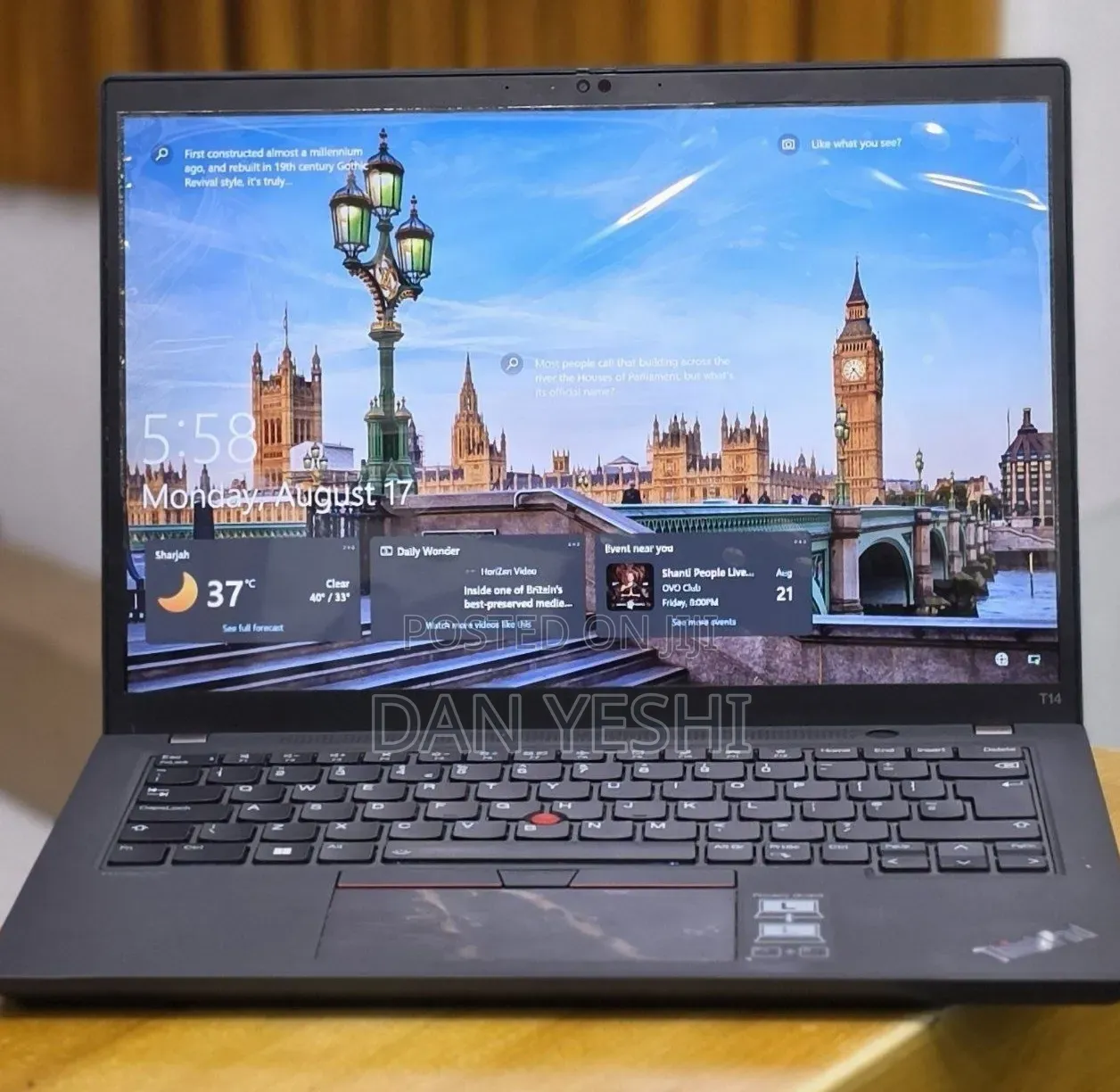 New Laptop Lenovo ThinkPad T14 G3 16GB Intel Core i7 SSD 512GB