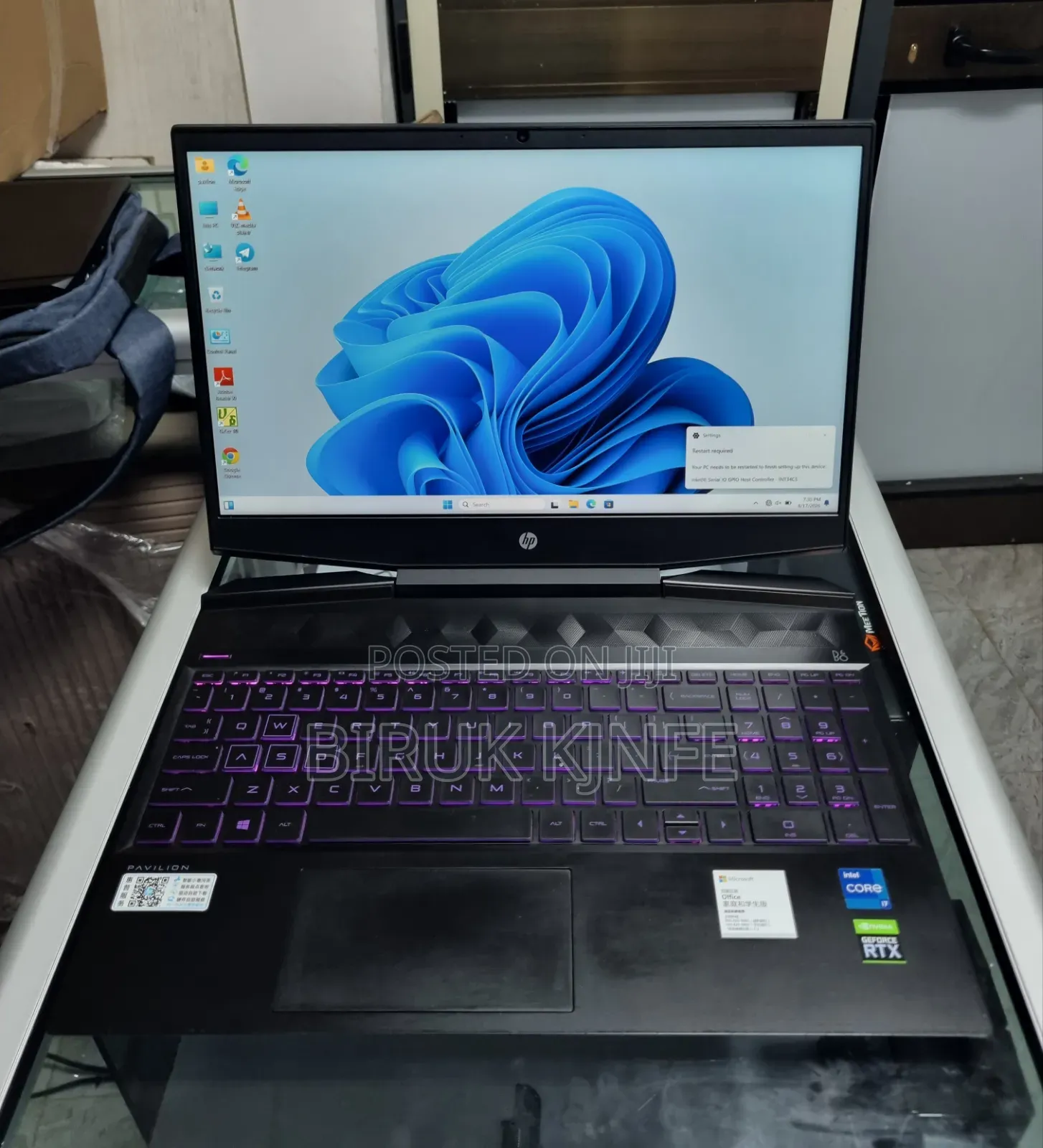 New HP Pavilion Gaming Laptop 15-dk2xxx 16GB Intel Core i7 SSD 512GB