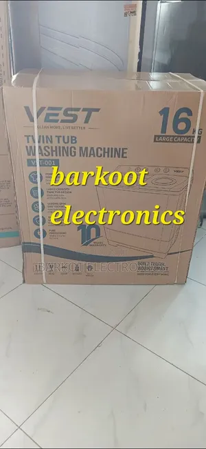 Vest 16kg Twin Tub Top Washing Mashine Model VST 001 Doubel 4 Moter