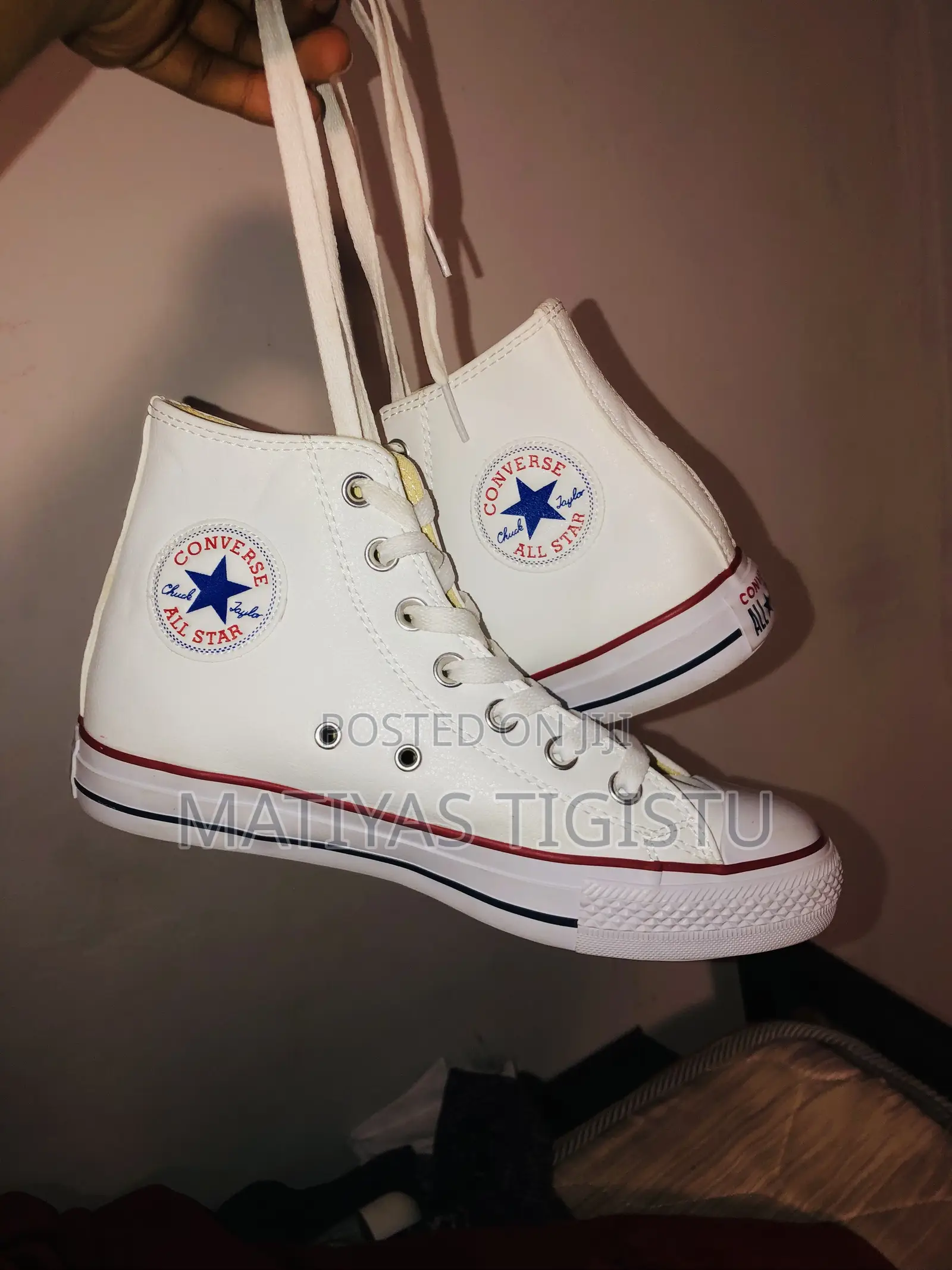 White Converse All Star High-Top Sneakers