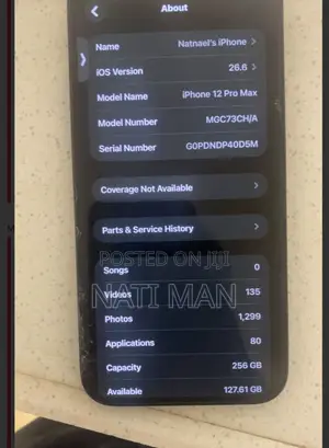 Apple iPhone 12 Pro Max 256 GB Black