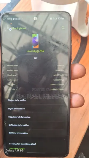 Samsung Galaxy A52 128 GB Black