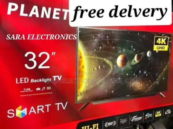 Planet 32" Smart TV New 2026 Model Price 29,999 Free Delivery