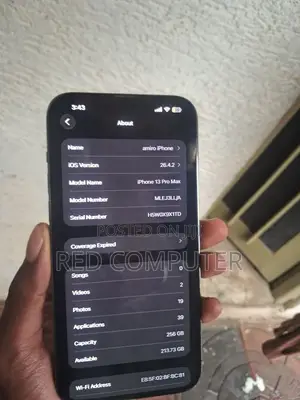 Apple iPhone 13 Pro Max 256 GB Black