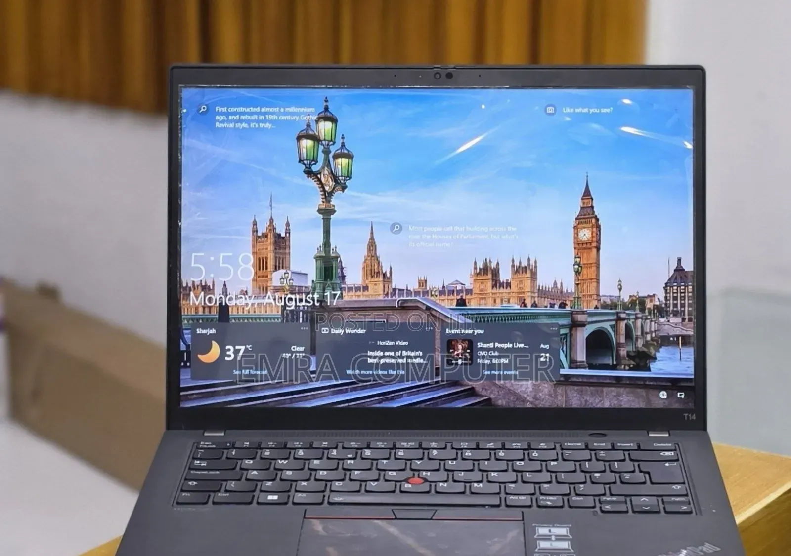 New Laptop Lenovo ThinkPad T14 G3 16GB Intel Core i7 SSD 512GB