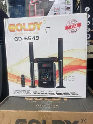 Goldy Speaker 3.1 Gd-6549 Free Delivery 5_years Warrantt
