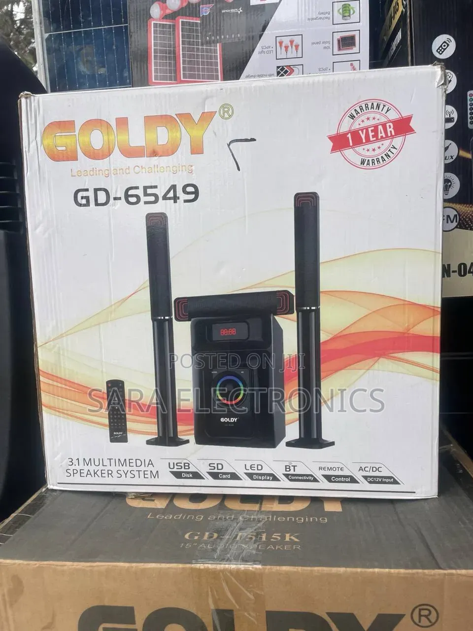 Goldy Speaker 3.1 Gd-6549 Free Delivery 5_years Warrantt
